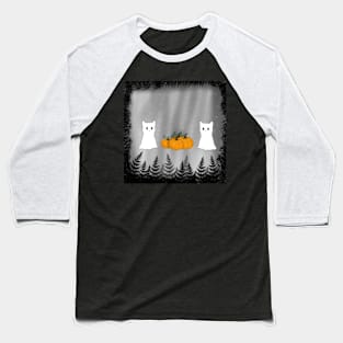 Spooky kitty ghosts Baseball T-Shirt